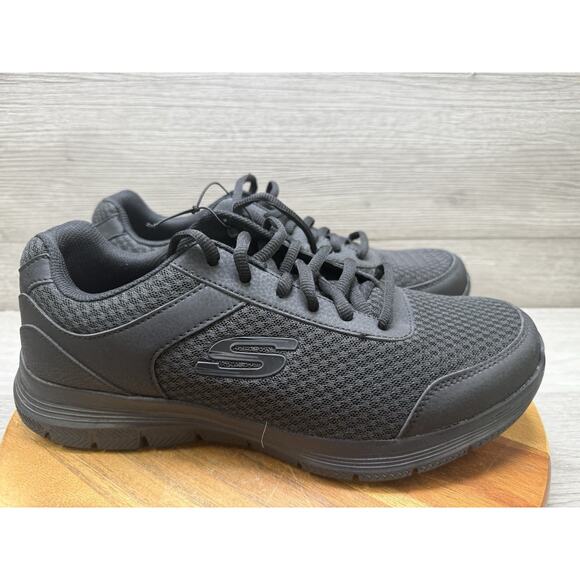 Skechers Men's Arch Comfort Shoes Sneakers Lace Up Size 10 Wide. - Picture 1 of 8